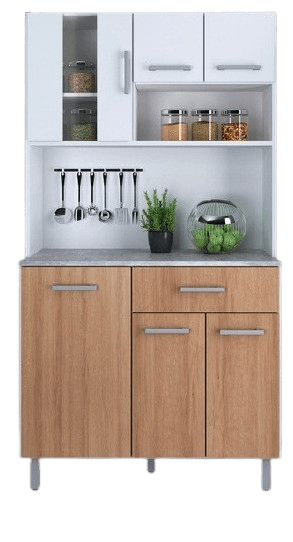 MUEBLE COCINA 6 PUERTAS + 1 CAJON AL1