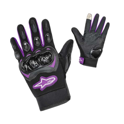 Guantes AS12 Negro/Morado1