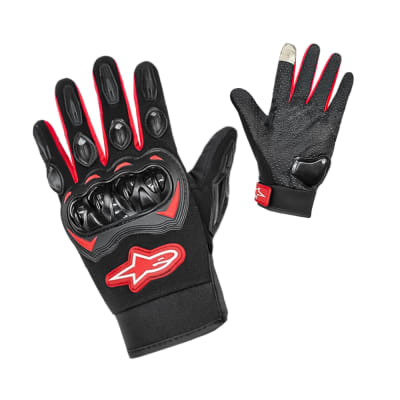 Guantes AS12 Negro/Rojo1