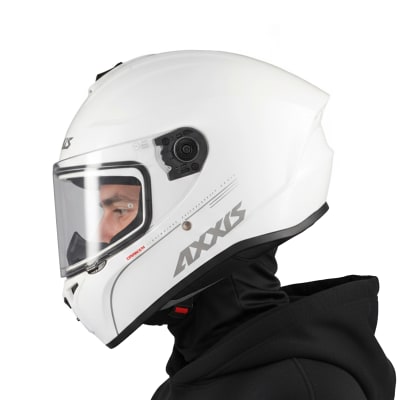 Casco Draken S Solid Blanco Brillo1