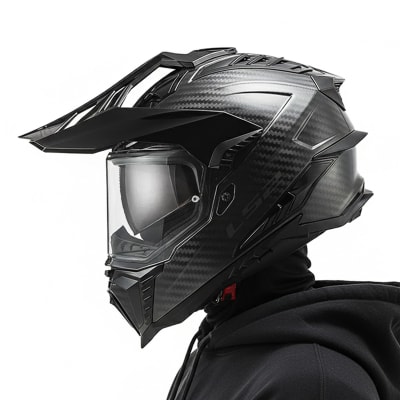 Casco MX701 Explorer Carbon Frontier Negro Mate Alta Gama DV1