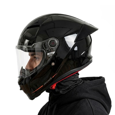 Casco Fenix Solid Negro Brillo1