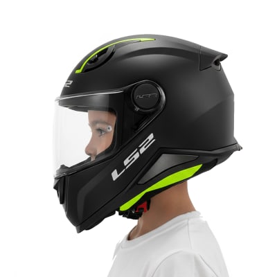Casco FF812 Kid Solid Negro Mate1