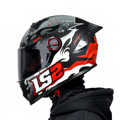 Casco FF816 Cosmos Monark Rojo Mate1
