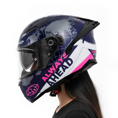 Casco FF806 Fusion Beyond Azul Morado Brillo1