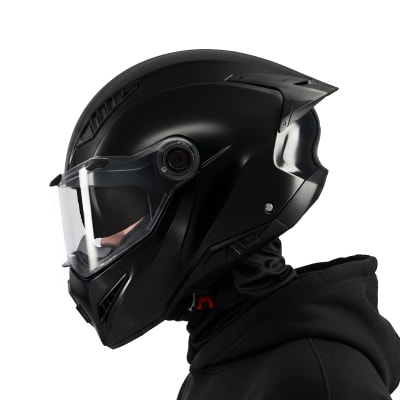 Casco Ghostfighter Solid Negro Brillo1