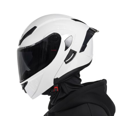 Casco JH902 Solid Blanco Brillo1