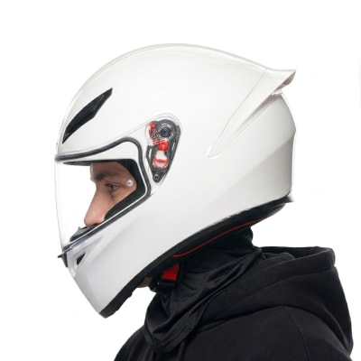 Casco K1 S Solid Blanco Brillo1