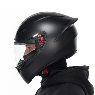 Casco K1 S Solid Negro Mate1
