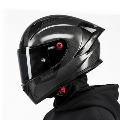 Casco KRE+ Pure Carbon Negro Brillo1