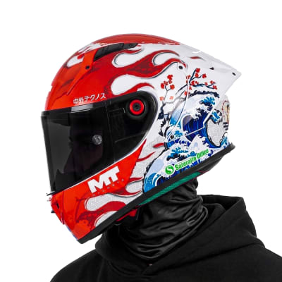Casco KRE+ Yamanaka 2025 Rojo Blanco Brillo1