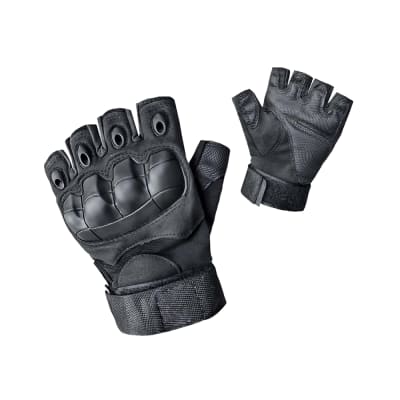 Guantes Mitones Negro1
