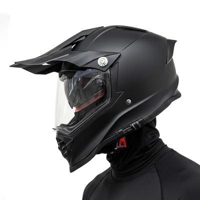 Casco MX800 City Cross Solid Negro Mate1