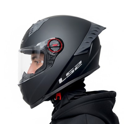 Casco FF816 Cosmos Solid Negro Mate1