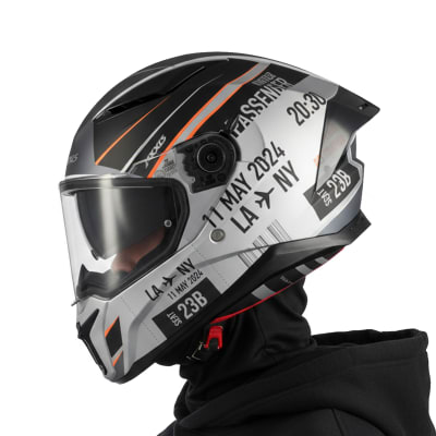 Casco Panther SV Passenger Gris Mate1