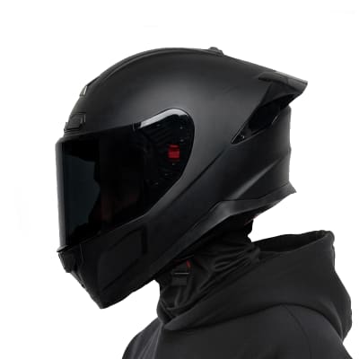 Casco Saber Solid Negro Mate1