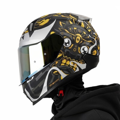 Casco SH560 Demoniak Mostaza Mate1