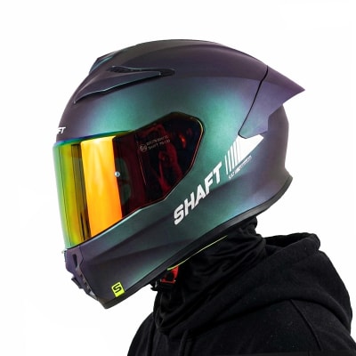 Casco SH584 Solid Camaleón Mate C/V.Rojo1