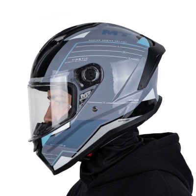 Casco Stinger 2 Antares Azul Acero Brillo1