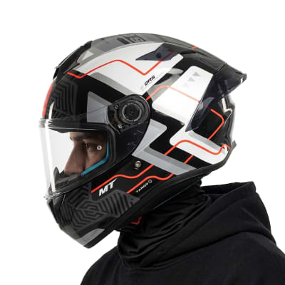 Casco Targo S Brik Negro Gris Brillo1
