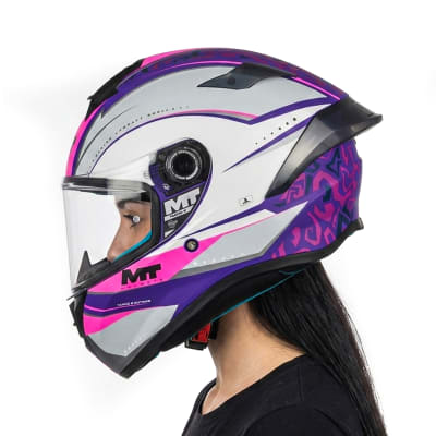 Casco Targo S Outside Blanco Morado Mate1