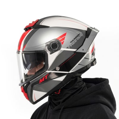 Casco Thunder 4SV Freeway Gris Brillo1