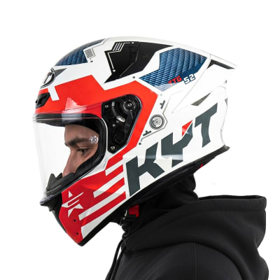 Casco TT-Revo Fuselage Rojo Blanco Brillo1