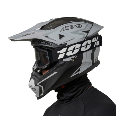 Casco WA200 Electric Gris Negro Mate1