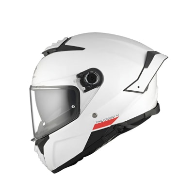 Casco Thunder 4SV Solid Blanco Brillo1