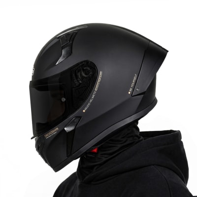 Casco X-357 Solid Negro Mate1
