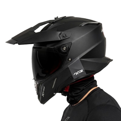 Casco X-Cross Solid Negro Mate1