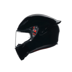 Casco K1 S Solid Negro Brillo