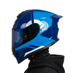 Casco 506 Ogol Azul Negro Mate