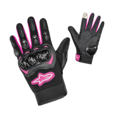 Guantes AS12 Negro/Rosado