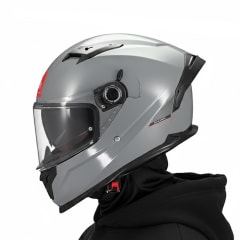 Casco Braker SV Solid Gris Brillo
