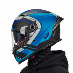 Casco Braker SV Inception Azul Negro Mate