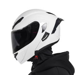Casco JH902 Solid Blanco Brillo