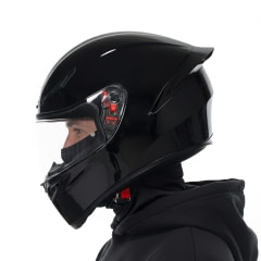 Casco K1 S Solid Negro Brillo