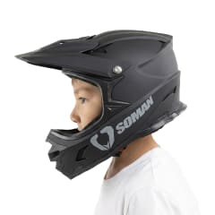 Casco M9 Kid Solid Negro Mate
