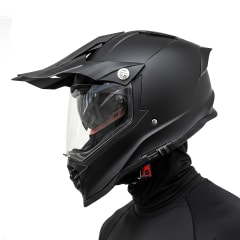 Casco MX800 City Cross Solid Negro Mate