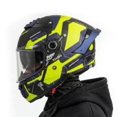 Casco Thunder 4SV Lumex Amarillo Mate