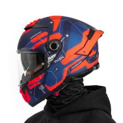 Casco Thunder 4SV Lumex Naranja Mate