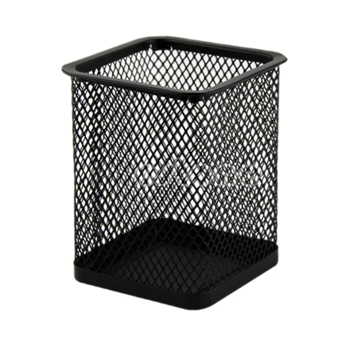 PORTA LÁPIZ REJILLA MALLA NEGRA METÁLICA OFICINA2