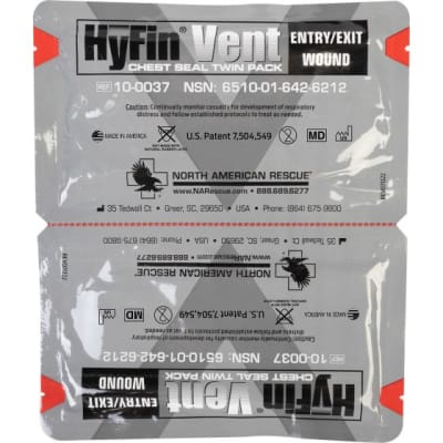 PARCHE NEUMOTORAX HYFIN VENT X 21