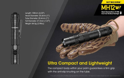 LINTERNA NITECORE MH12V21
