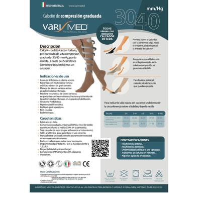 MEDIA COMPRESIVAS VARIMED 30/402