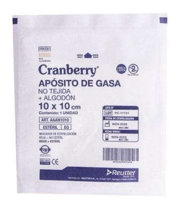 APOSITO DE GASA 10 X 10 CM1