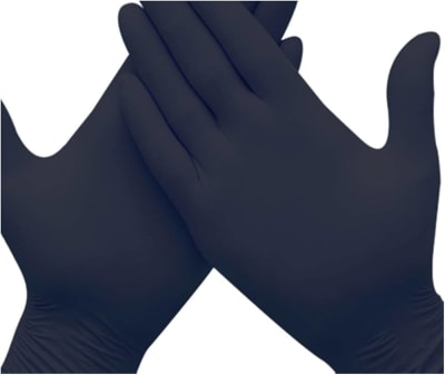 GUANTE NITRILO NEGRO L PAR1