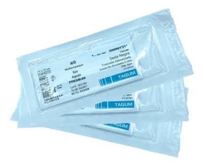 SUTURA SEDA 4/01
