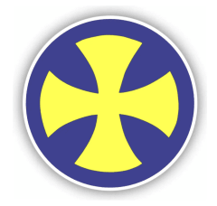 CRUZ DE MALTA AUTOADHESIVO